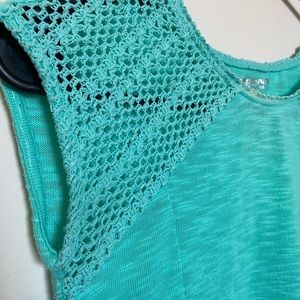 Arizona Jeans Teal Blue Summer Top